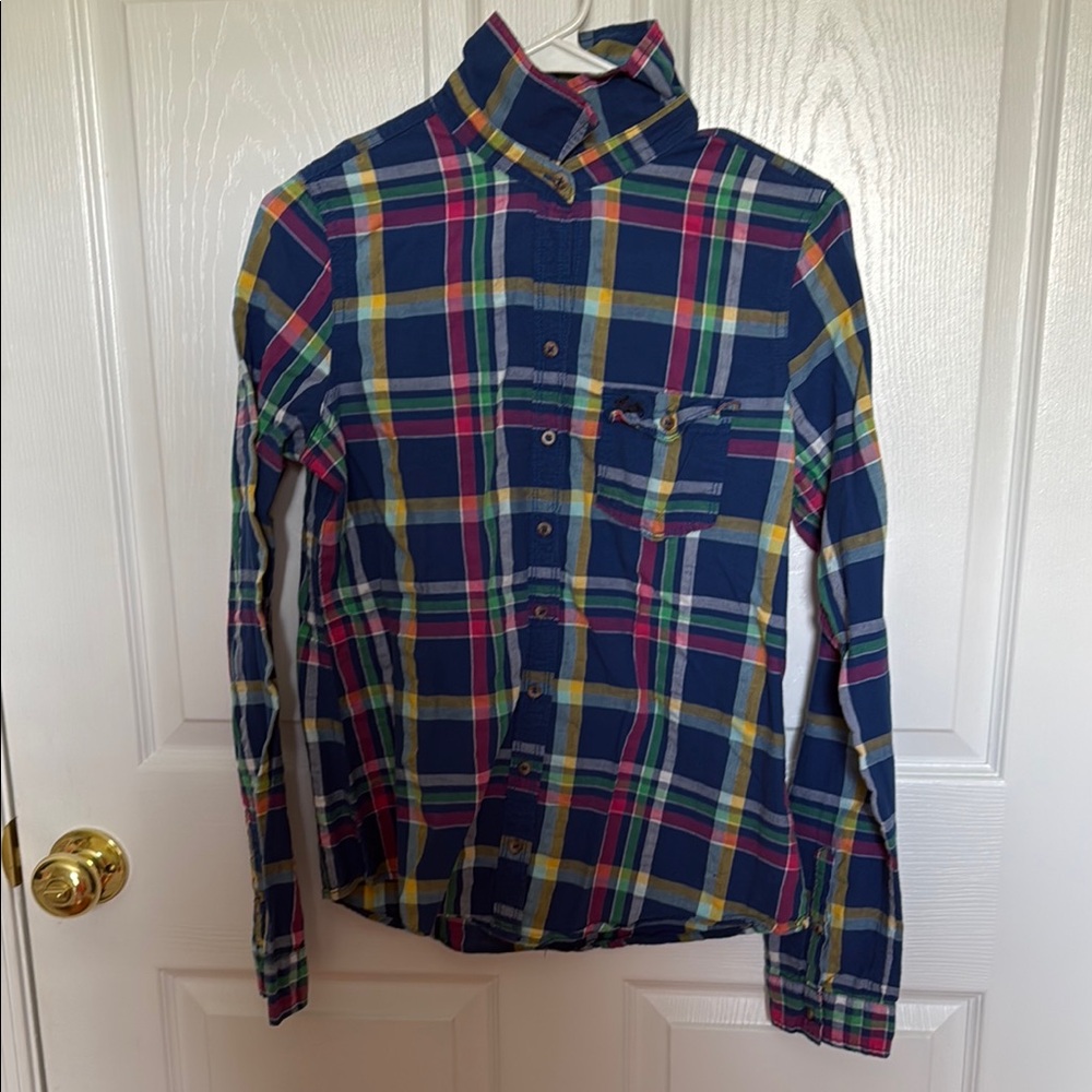 Vintage A&F Large Multicolor Plaid Shirt